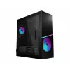 MSI MPG SEKIRA 500X Full Tower kompiuterio korpusas žaidimams 'Juodas, 3x 200mm ARGB + 1x 200mm + 1x120mm ARGB ventiliatoriai, Mystic Light Sync, 8 kanalų ARGB šakotuvas, USB Type-C, grūdinto stiklo plokštės, E-ATX, ATX, mATX, mini-ITX'