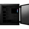 MSI MPG SEKIRA 500X Full Tower kompiuterio korpusas žaidimams 'Juodas, 3x 200mm ARGB + 1x 200mm + 1x120mm ARGB ventiliatoriai, Mystic Light Sync, 8 kanalų ARGB šakotuvas, USB Type-C, grūdinto stiklo plokštės, E-ATX, ATX, mATX, mini-ITX'