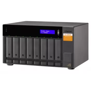 QNAP TL-D800S - Festplatten-Array - 8 Schächte (SATA-600) - SATA 6Gb/s (extern) (TL-D800S)