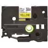 Brother TZE-FX651 lipni juosta etiketėms juoda ant geltono TZ