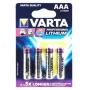 VARTA Ultra Lithium AAA 1,5V baterijos, 4 vnt.