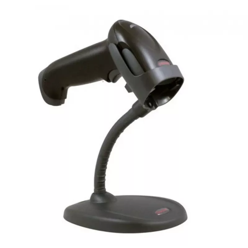 HONEYWELL brūkšninių kodų skaitytuvas Voyager 1250g USB rinkinys – juodas skaitytuvas 1250g, USB A tipo spiralinis laidas 3 m, dokumentacija