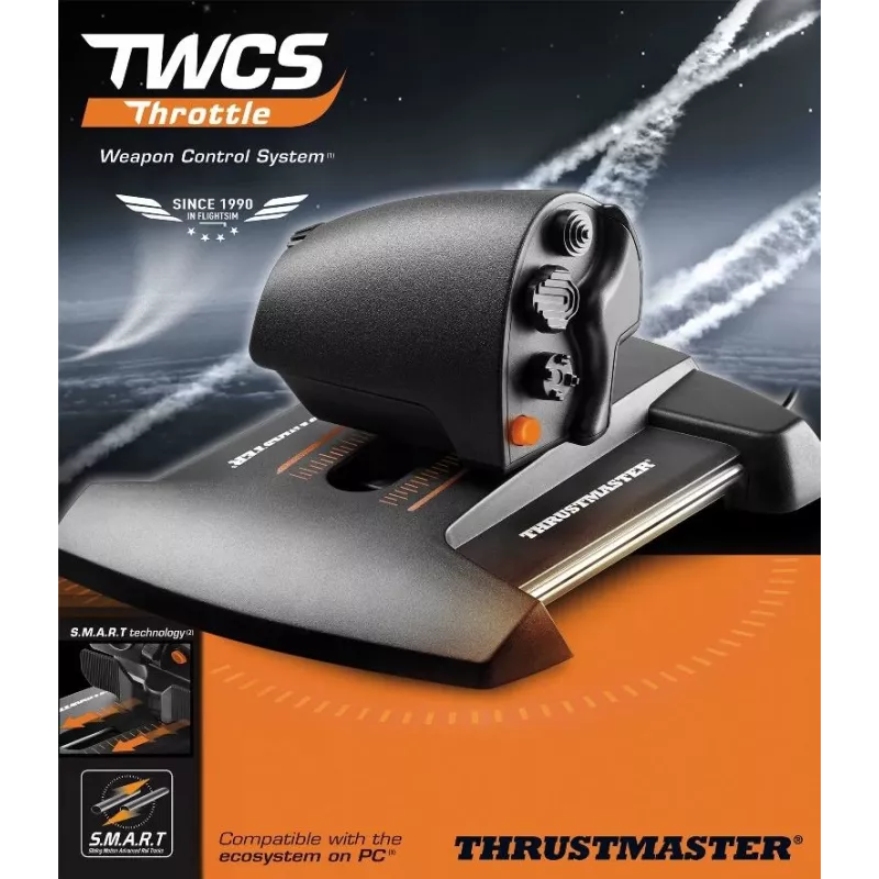 Thrustmaster TWCS Throttle Black USB valdiklis analoginis PC