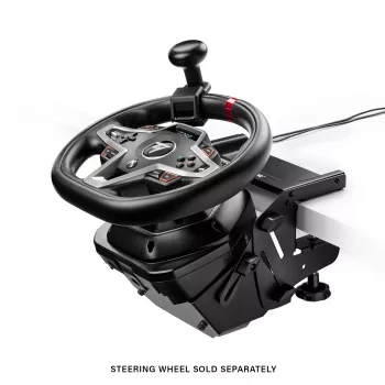Thrustmaster SimTask vairo laikiklis ir sukamoji rankenėlė sunkiasvorių transporto priemonių simuliacijoms, suderinamas su T128 ir T248 lenktyniniais vairais