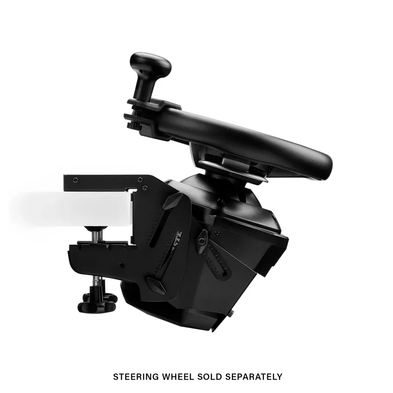 Thrustmaster SimTask vairo laikiklis ir sukamoji rankenėlė sunkiasvorių transporto priemonių simuliacijoms, suderinamas su T128 ir T248 lenktyniniais vairais