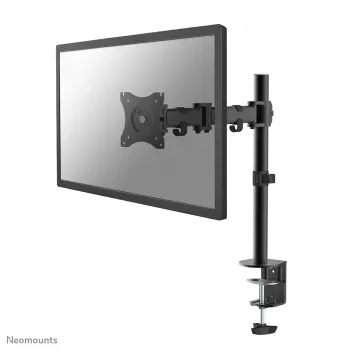 Neomounts NM-D135BLACK Monitoriaus laikiklis 10-27 colių, spaustuvas/įvorė, 8 kg, 100 x 100 mm, juodas