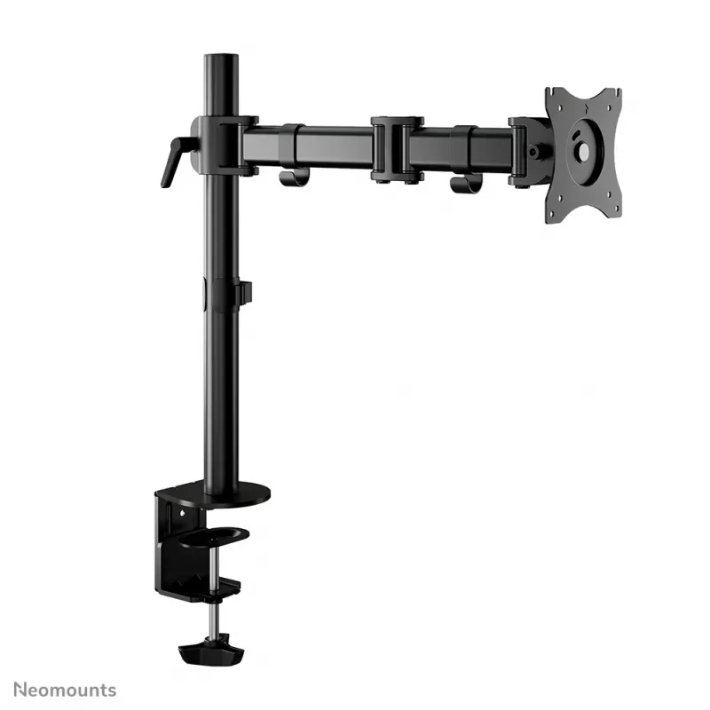 Neomounts NM-D135BLACK Monitoriaus laikiklis 10-27 colių, spaustuvas/įvorė, 8 kg, 100 x 100 mm, juodas
