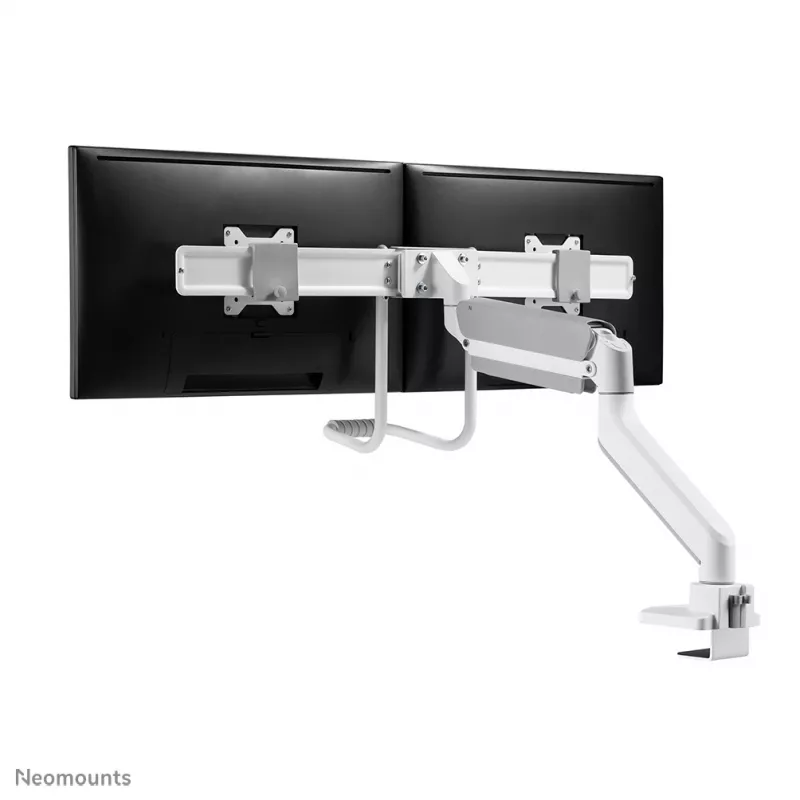Neomounts DS75-450WH2 monitoriaus rankena 17-32 colių – dujinė spyruoklė – Topfix – 180° stabdis