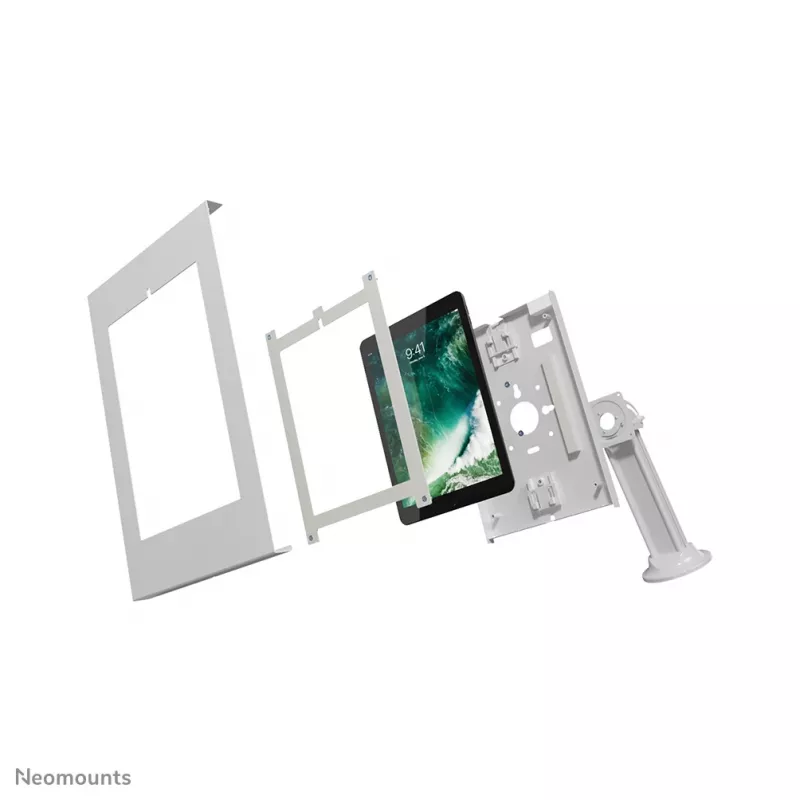 Neomounts DS15-640WH1 planšetinio kompiuterio stovas ant stalo 9,7–11 colių – su užraktu