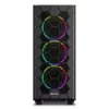 Korpusas Sharkoon RGB HEX Desktop juodas