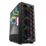 Korpusas Sharkoon RGB HEX Desktop juodas