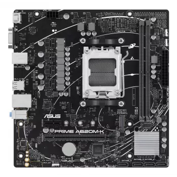 ASUS PRIME A620M-K pagrindinė plokštė AMD A620 Socket AM5 micro ATX