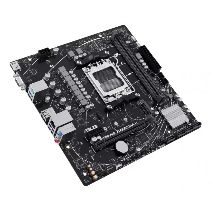 ASUS PRIME A620M-K pagrindinė plokštė AMD A620 Socket AM5 micro ATX