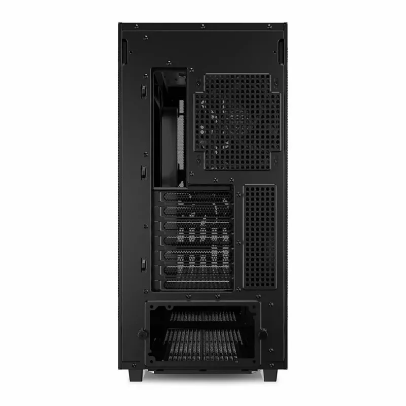 PC korpusas Sharkoon REBEL C70M RGB Full Tower juodas, medinis priekis