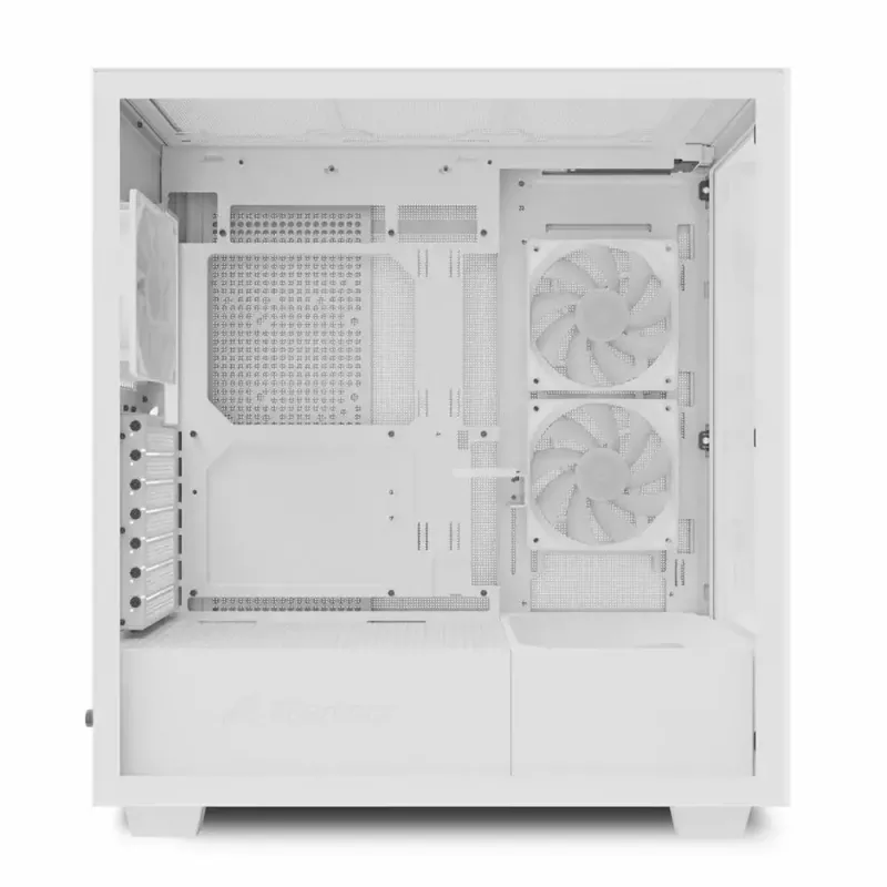 PC korpusas Sharkoon Rebel C60 Midi Tower baltas