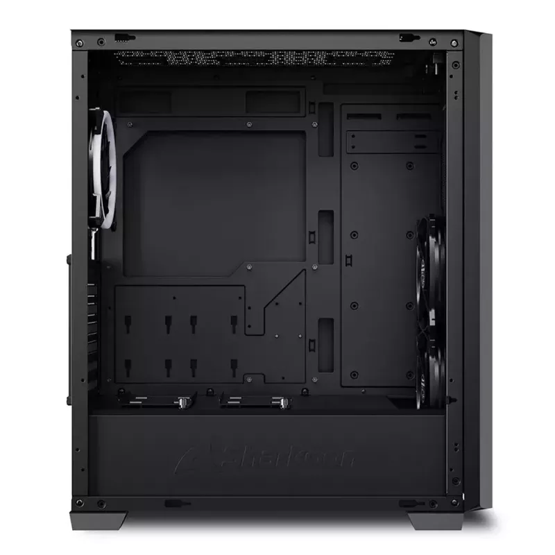 PC korpusas Sharkoon VS9 RGB Midi Tower juodas