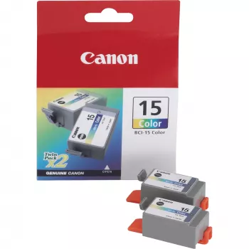 Kasetė su rašalu Canon BCI-15 3 spalvos 3x15 ml