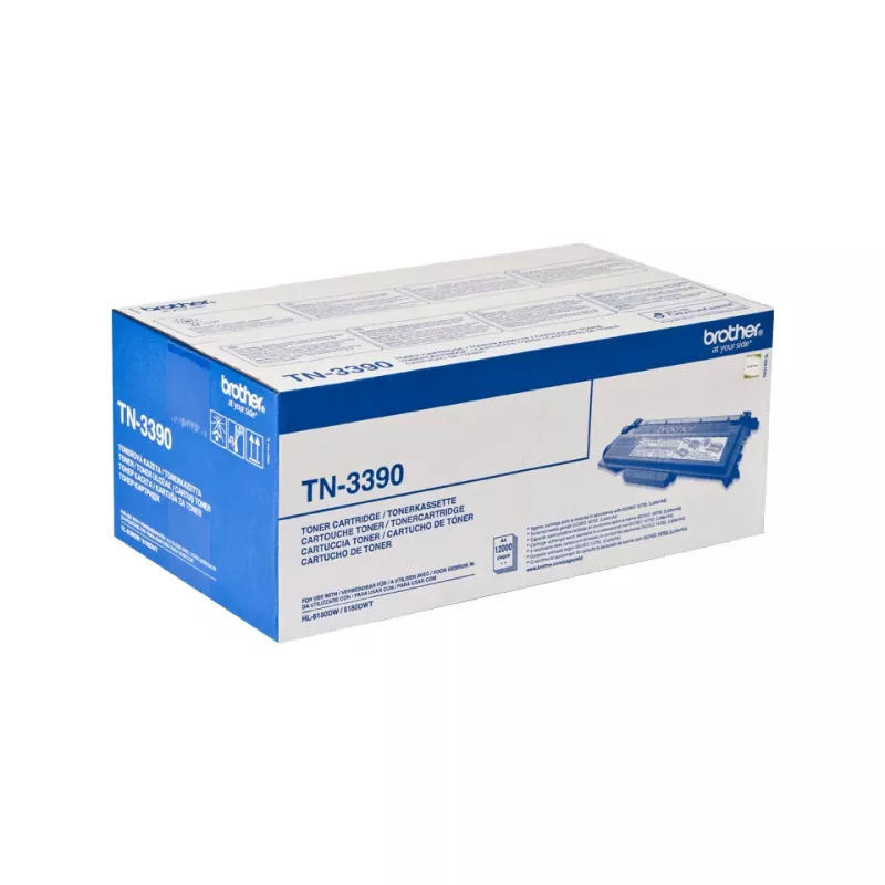 Originalus kasečių toneris Brother TN-3390 12000 puslapių Juoda