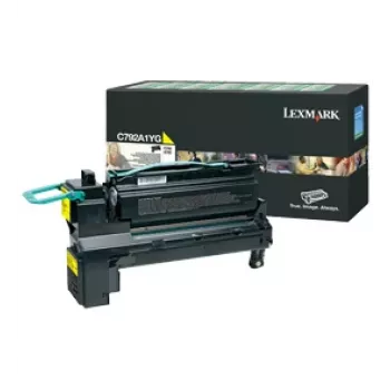 Lexmark C792A1YG geltonas kasečių toneris – Return programa, iki 15 000 puslapių
