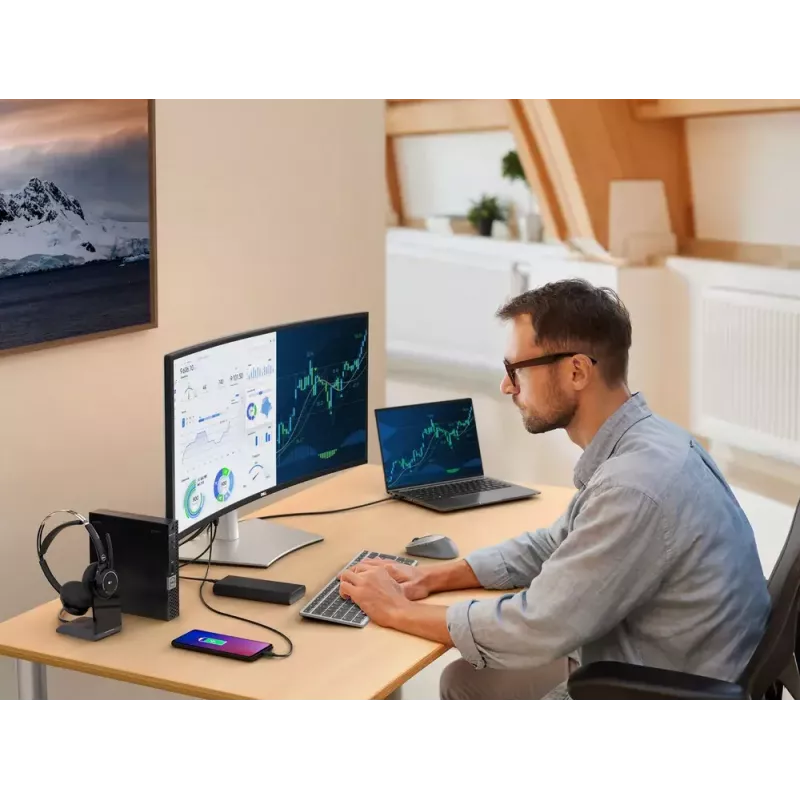 Monitorius DELL UltraSharp U3423WE 34,1 colio UltraWide Quad HD LCD 3440 x 1440