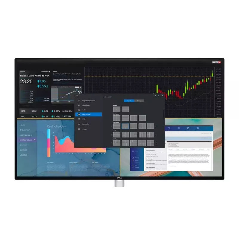 Monitorius DELL UltraSharp U3423WE 34,1 colio UltraWide Quad HD LCD 3440 x 1440