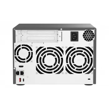 QNAP TVS-H674T-I5-32G NAS / saugojimo serveris bokštinis Intel® Core™ i5 i5-12400 32 GB DDR4 HDD QNAP QTS juodos spalvos
