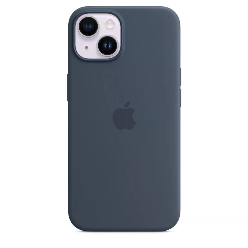 APPLE iPhone 14 - Silikoninis dėklas su MagSafe - Storm Blue