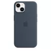 APPLE iPhone 14 - Silikoninis dėklas su MagSafe - Storm Blue