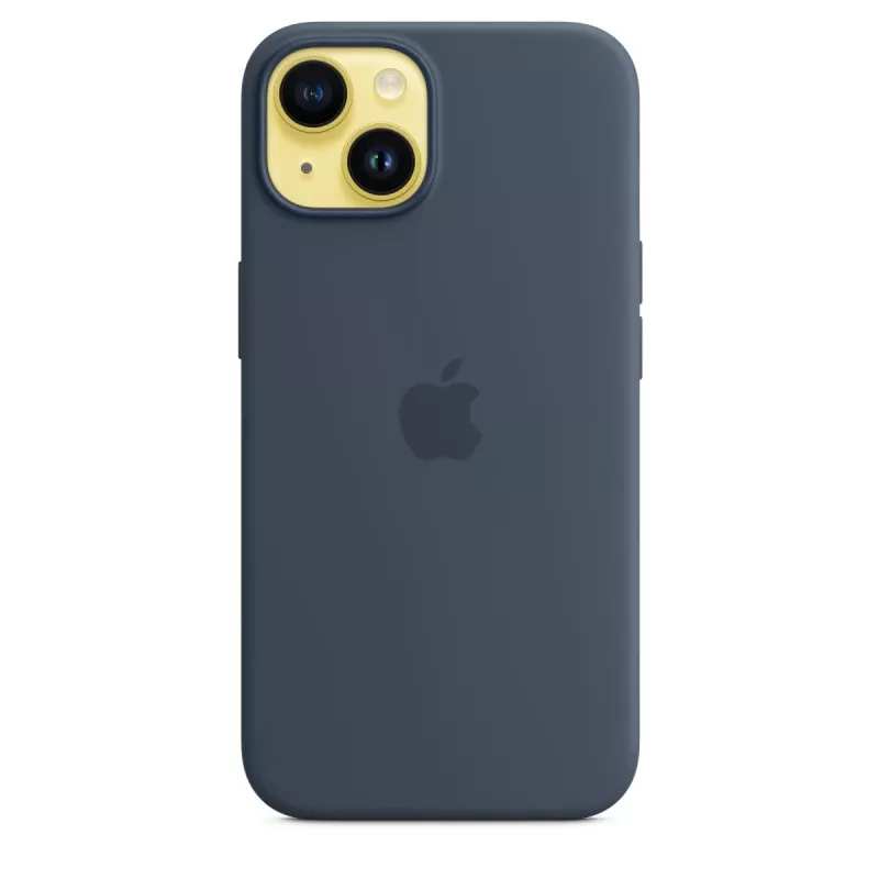 APPLE iPhone 14 - Silikoninis dėklas su MagSafe - Storm Blue