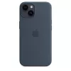APPLE iPhone 14 - Silikoninis dėklas su MagSafe - Storm Blue