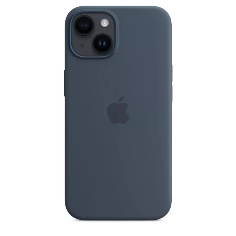 APPLE iPhone 14 - Silikoninis dėklas su MagSafe - Storm Blue