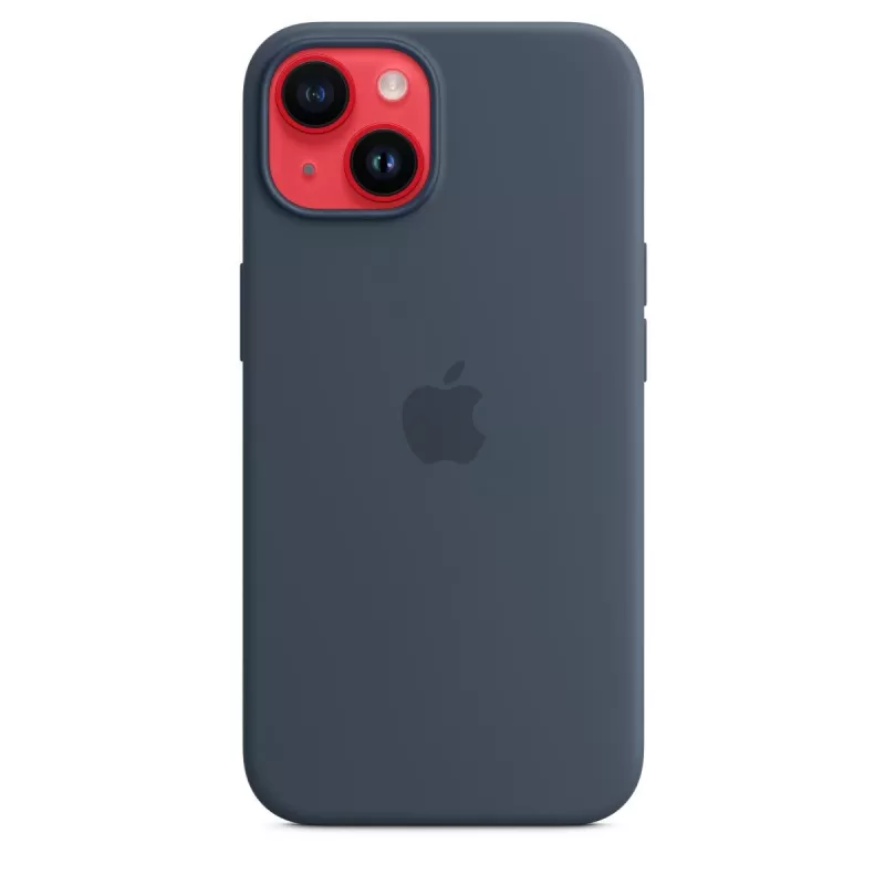 APPLE iPhone 14 - Silikoninis dėklas su MagSafe - Storm Blue