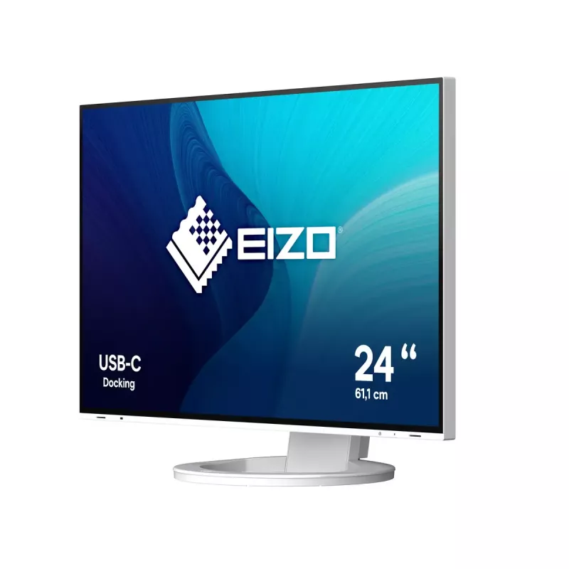 Monitorius EIZO FlexScan EV2485-WT 61,2 cm (24,1 colio) 1920 x 1200 pikselių WUXGA LCD baltas