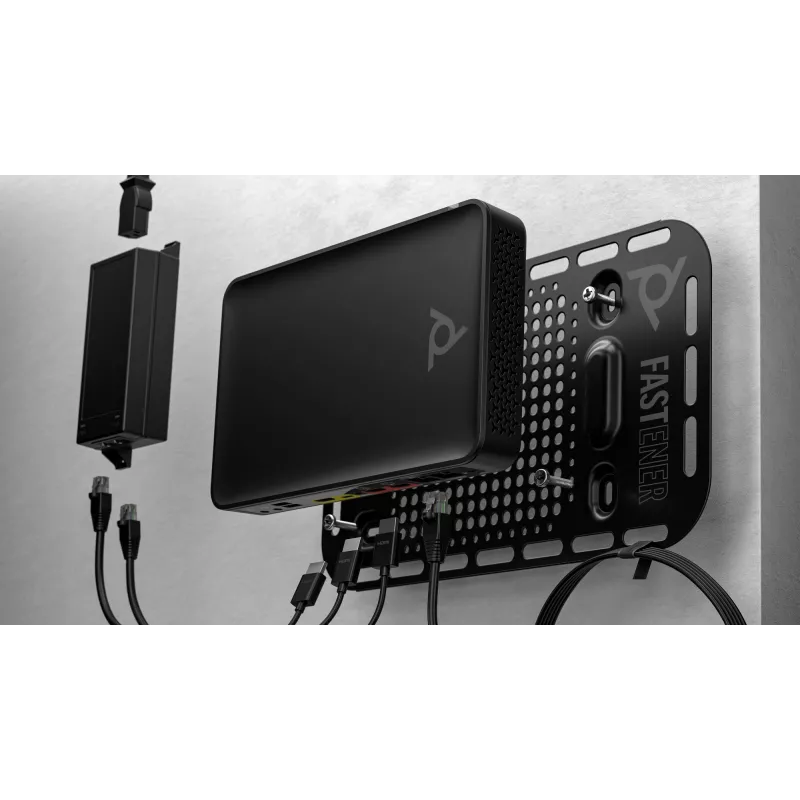 HP Poly Studio G62 vaizdo konferencijų sistema su tvirtinimo plokštės rinkiniu (be radijo, TAA)