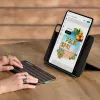 Klaviatūrinis dėklas Logitech Flip Folio QWERTZ vokiečių kalba, skirtas iPad Pro/Air 11 colių, Bluetooth, grafitas, baterija 90 mAh