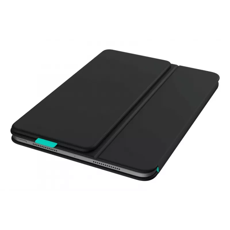 Klaviatūrinis dėklas Logitech Flip Folio QWERTZ vokiečių kalba, skirtas iPad Pro/Air 11 colių, Bluetooth, grafitas, baterija 90 mAh