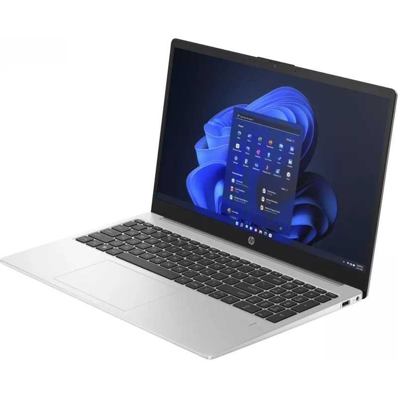 Nešiojamas kompiuteris HP 250 G10 Intel® Core™ i5-1334U, 15.6 inch Full HD, 16 GB DDR4, 512 GB SSD, Wi-Fi 6, Windows 11 Home, sidabrinis