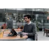 Stovas nešiojamam kompiuteriui BakkerElkhuizen FlexTop 170 juodai pilkas aliuminis guma plienas