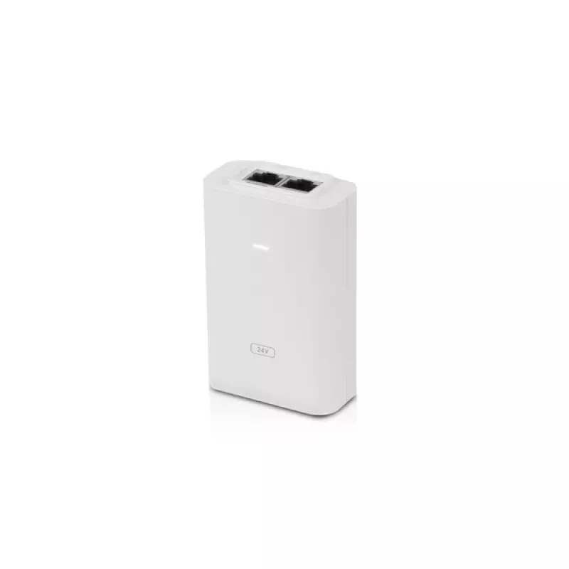 UBIQUITI NETWORKS PoE maitinimo įrenginys 24V/24W Gigabit baltas