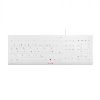 Klaviatūra CHERRY Stream JK-8502DE-0 USB QWERTZ vokiškas išdėstymas pilka spalva laidinė 115 klavišų