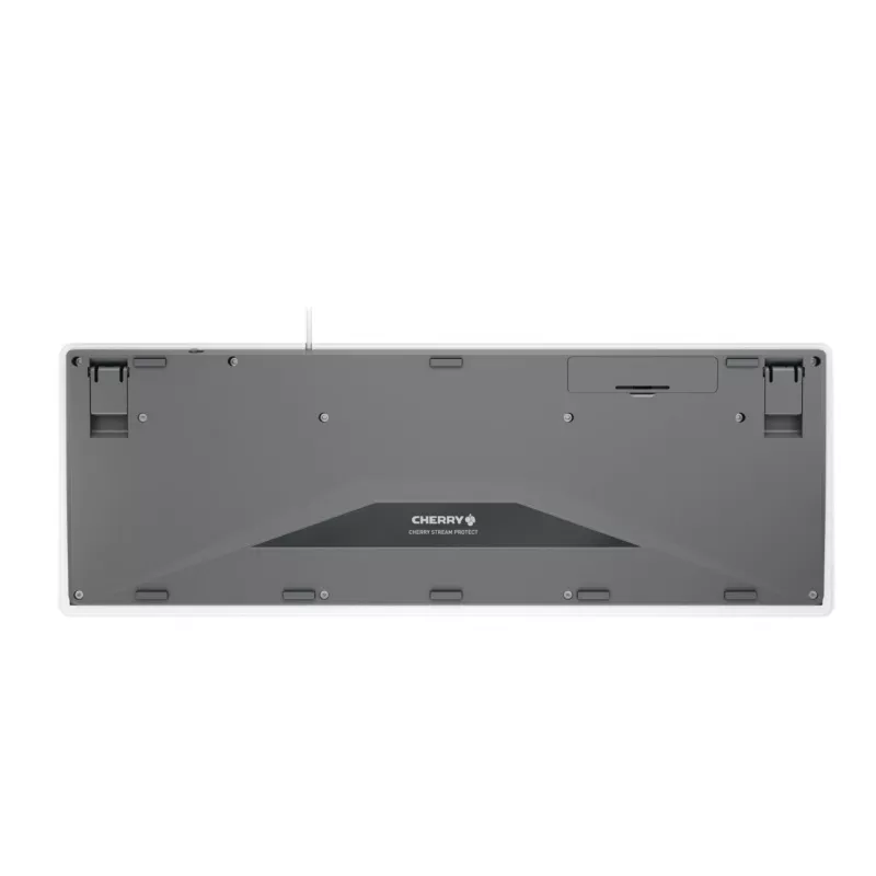 Klaviatūra CHERRY Stream JK-8502DE-0 USB QWERTZ vokiškas išdėstymas pilka spalva laidinė 115 klavišų