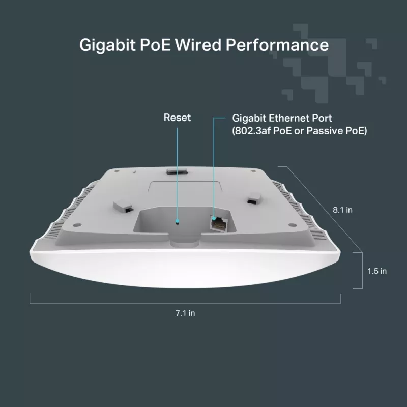 TP-Link FESTA F52 belaidis prieigos taškas 867 Mbit/s Baltas Power over Ethernet (PoE)