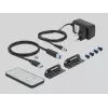 DELOCK DisplayPort 1.4 KVM jungiklis 8K 30Hz USB 3.0 + garsas