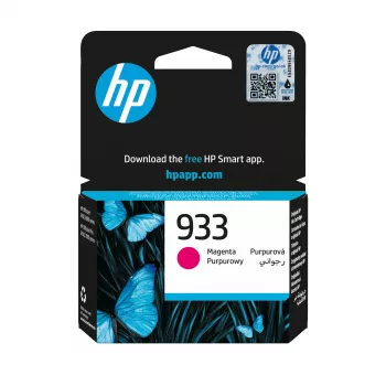 HP 933 Original rašalo kasetė, rausva, 1 vnt., 330 puslapių