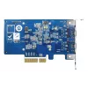 QNAP QXG-10G2T-X710 tinklo plokštė, vidinė, Ethernet, 1000 Mbit/s