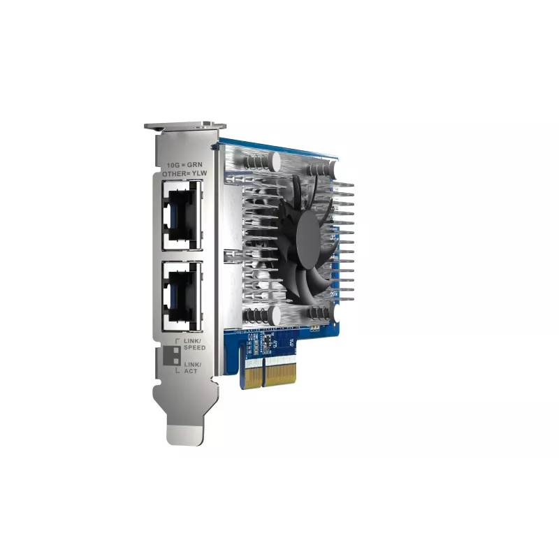 QNAP QXG-10G2T-X710 tinklo plokštė, vidinė, Ethernet, 1000 Mbit/s