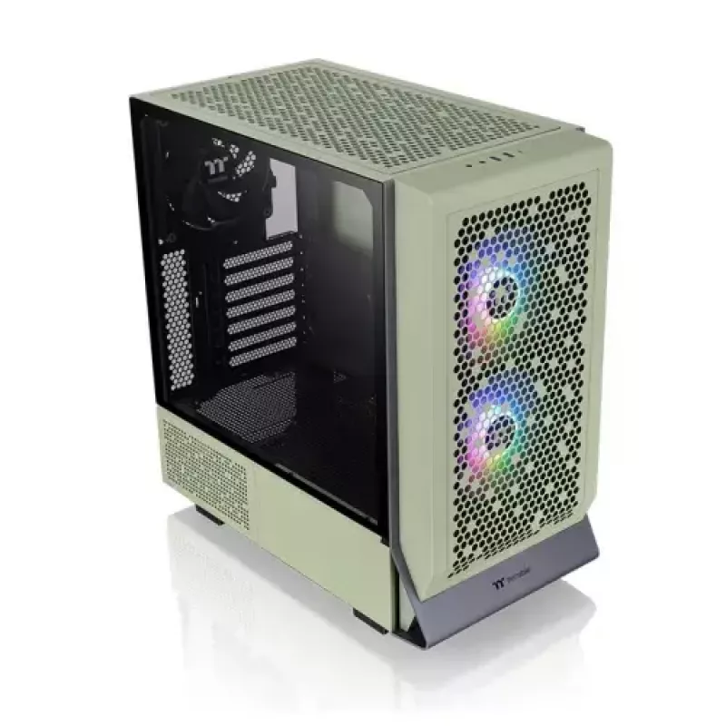 PC korpusas Thermaltake Ceres 300 TG Midi Tower žalias