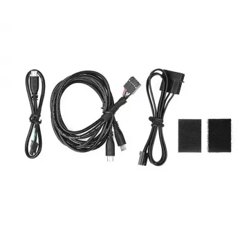 Ventiliatorių rinkinys Thermaltake Riing Plus 12 RGB Lumi Plus TT Premium Edition 3x120 mm Juodas