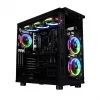 Ventiliatorių rinkinys Thermaltake Riing Plus 12 RGB Lumi Plus TT Premium Edition 3x120 mm Juodas