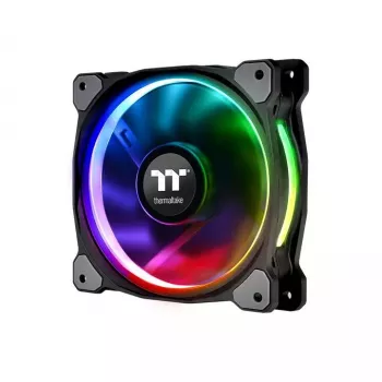 Ventiliatorių rinkinys Thermaltake Riing Plus 12 RGB Lumi Plus TT Premium Edition 3x120 mm Juodas